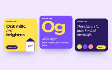 Lumen Oat social campaign (concept)
